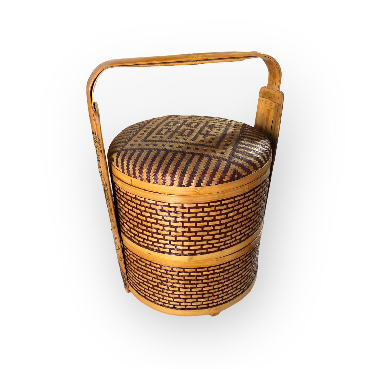Traditional Chinese Bamboo Carrying Basket